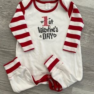 New- my first valentines one piece